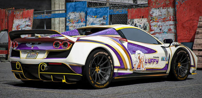 Ferrari F8 Spider Novitec Widebody Luffy Gear 5 [Auto-roof][30+ Tuning Parts] | Port Baek