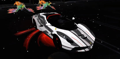 Ferrari Glowing | 3D animation | Light Animation| Neo Design | Tuned