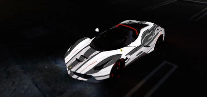 Ferrari Glowing | 3D animation | Light Animation| Neo Design | Tuned