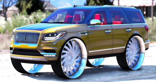 (Debadged) 2022 Lincoln Navigator Big Rims Donk | DonG