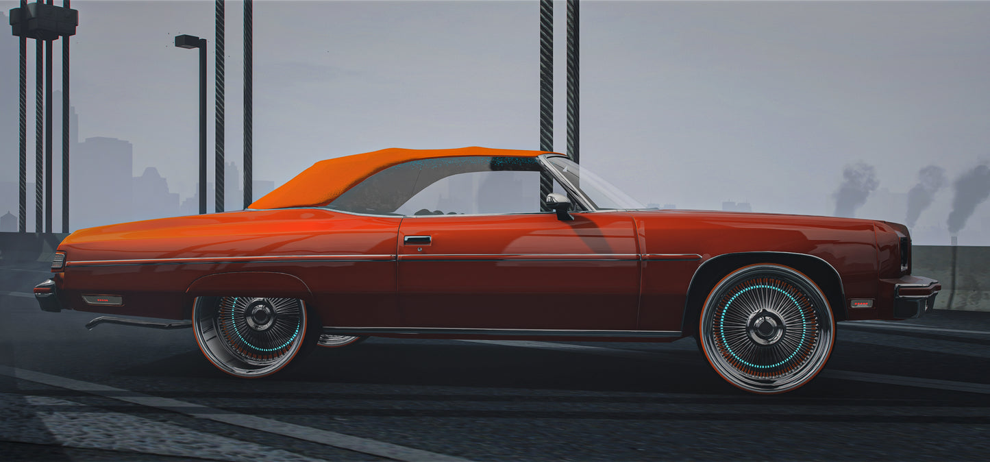 (Debadged) 1975 Chevy Caprice Vert Donk | GG