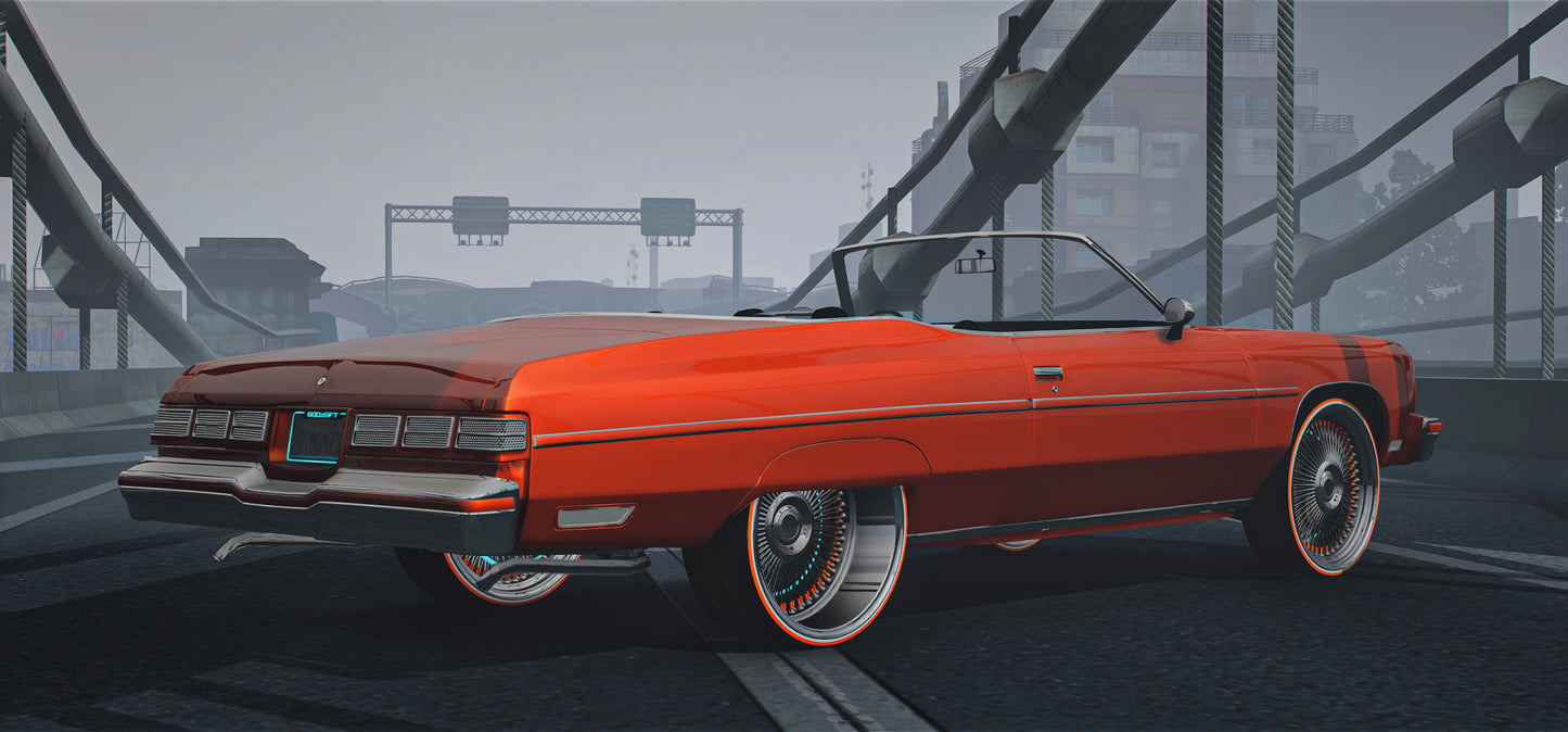 (Debadged) 1975 Chevy Caprice Vert Donk | GG