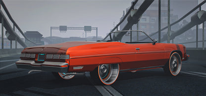 (Debadged) 1975 Chevy Caprice Vert Donk | GG