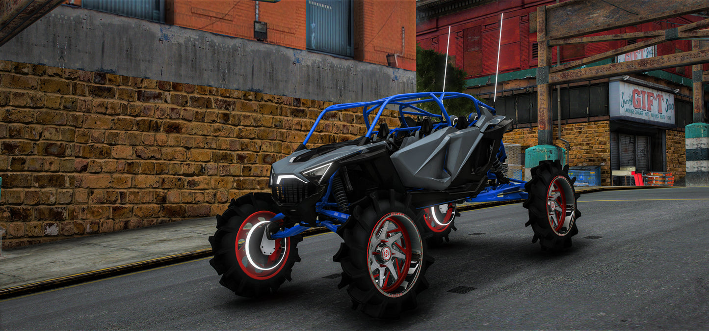 (Debadged) Polaris RZR PRO LIFTED SXS ON 28S (4 Seater) | GG