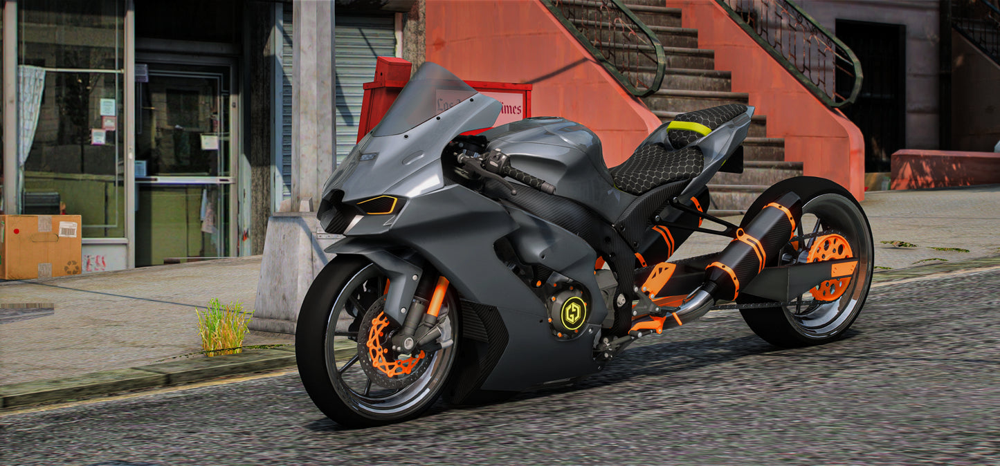 (Debadged LF) XZ10RR SUPER STRETCHED SUPERBIKE | GG
