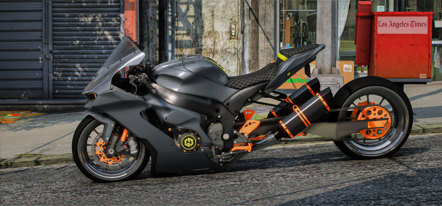 (Debadged LF) XZ10RR SUPER STRETCHED SUPERBIKE | GG