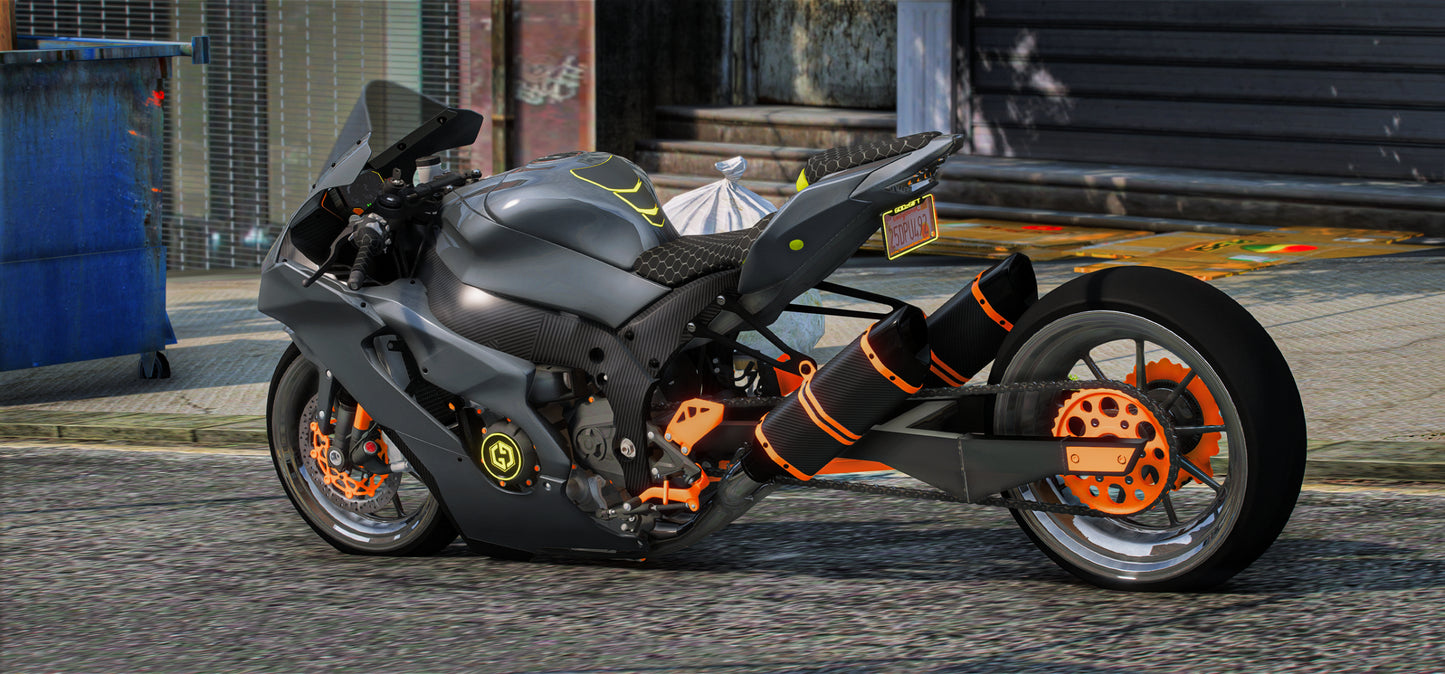 (Debadged LF) XZ10RR SUPER STRETCHED SUPERBIKE | GG