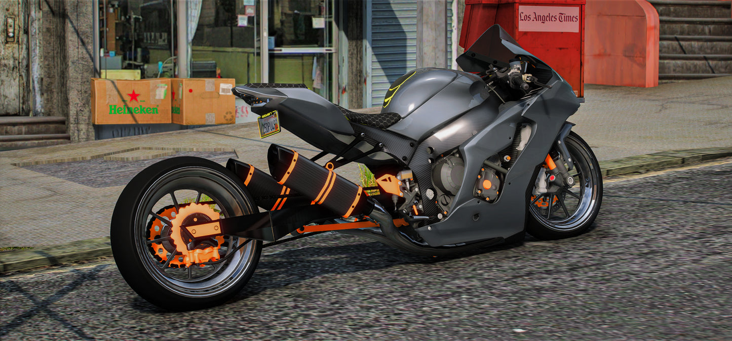 (Debadged LF) XZ10RR SUPER STRETCHED SUPERBIKE | GG