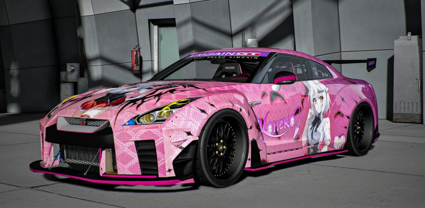 GTR R35 Keneko Livery [Dinamic RGB Lights] | Gamer's Cafe