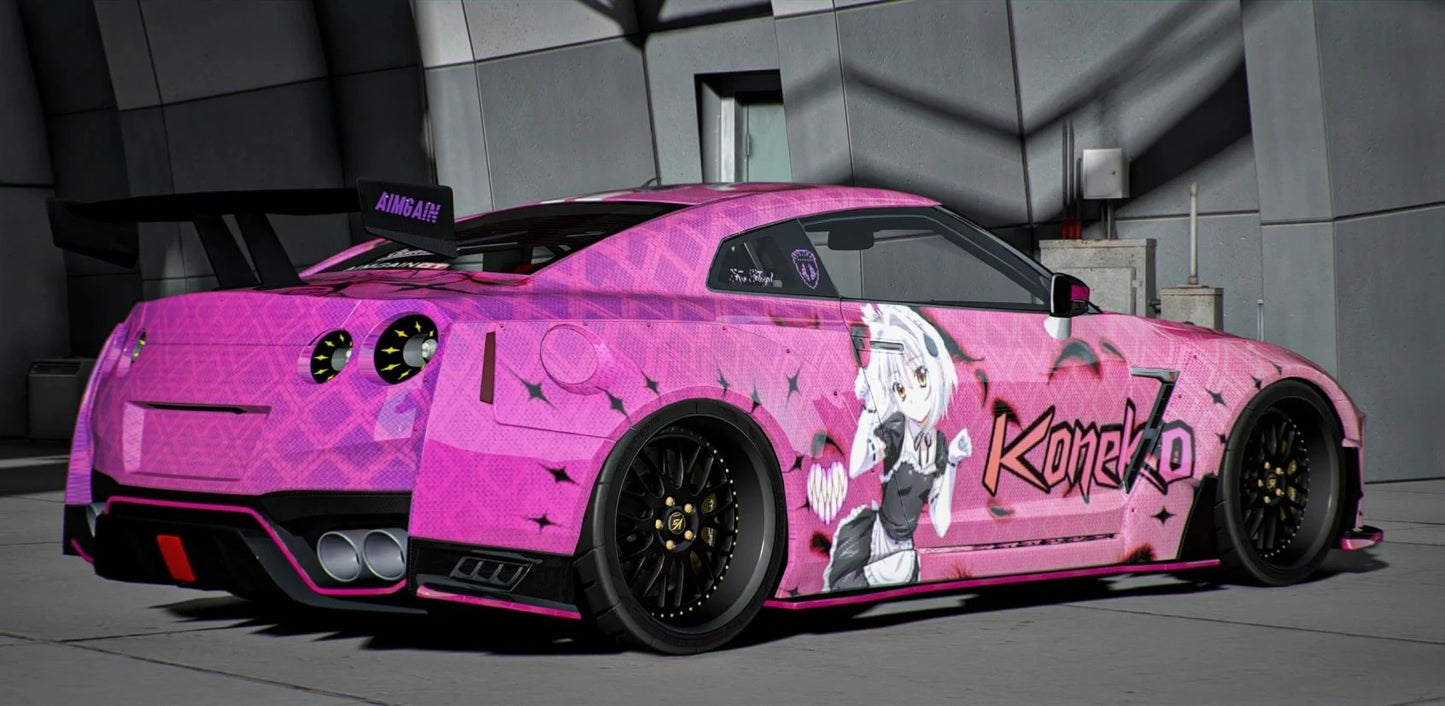 GTR R35 Keneko Livery [Dinamic RGB Lights] | Gamer's Cafe