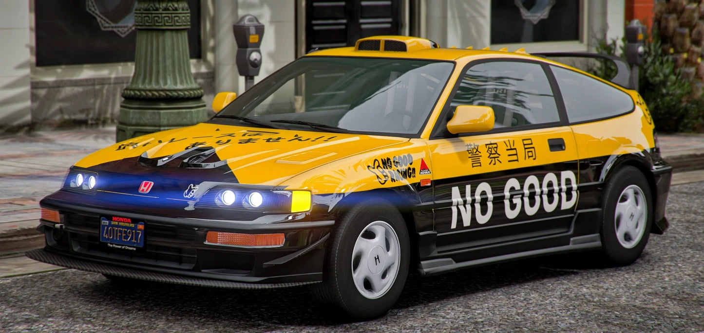 Honda CRX (150+ Tuning Parts + 14 Liveries) | Hashiriya