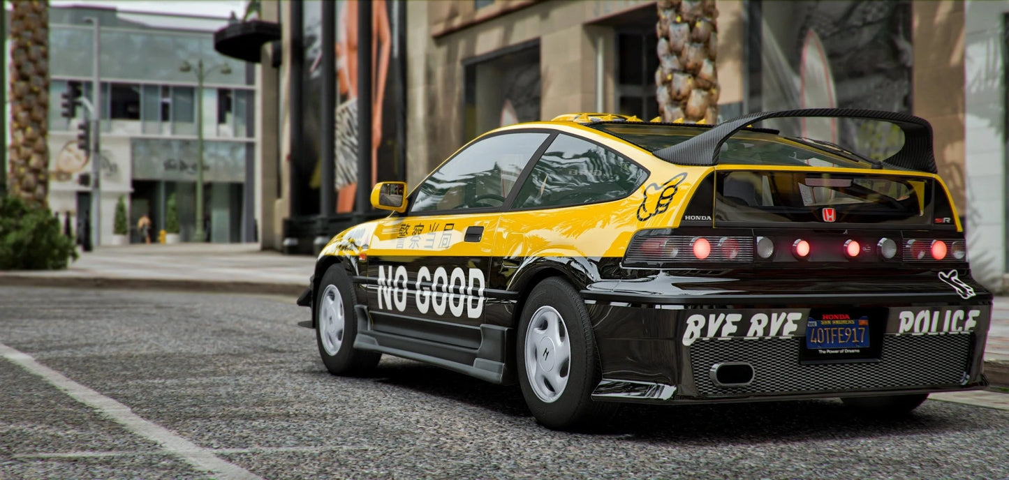 Honda CRX (150+ Tuning Parts + 14 Liveries) | Hashiriya