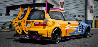 Honda Civic EG6 Spoon [90+ Tuning Parts] [Dinamic Lights] | Port Baek