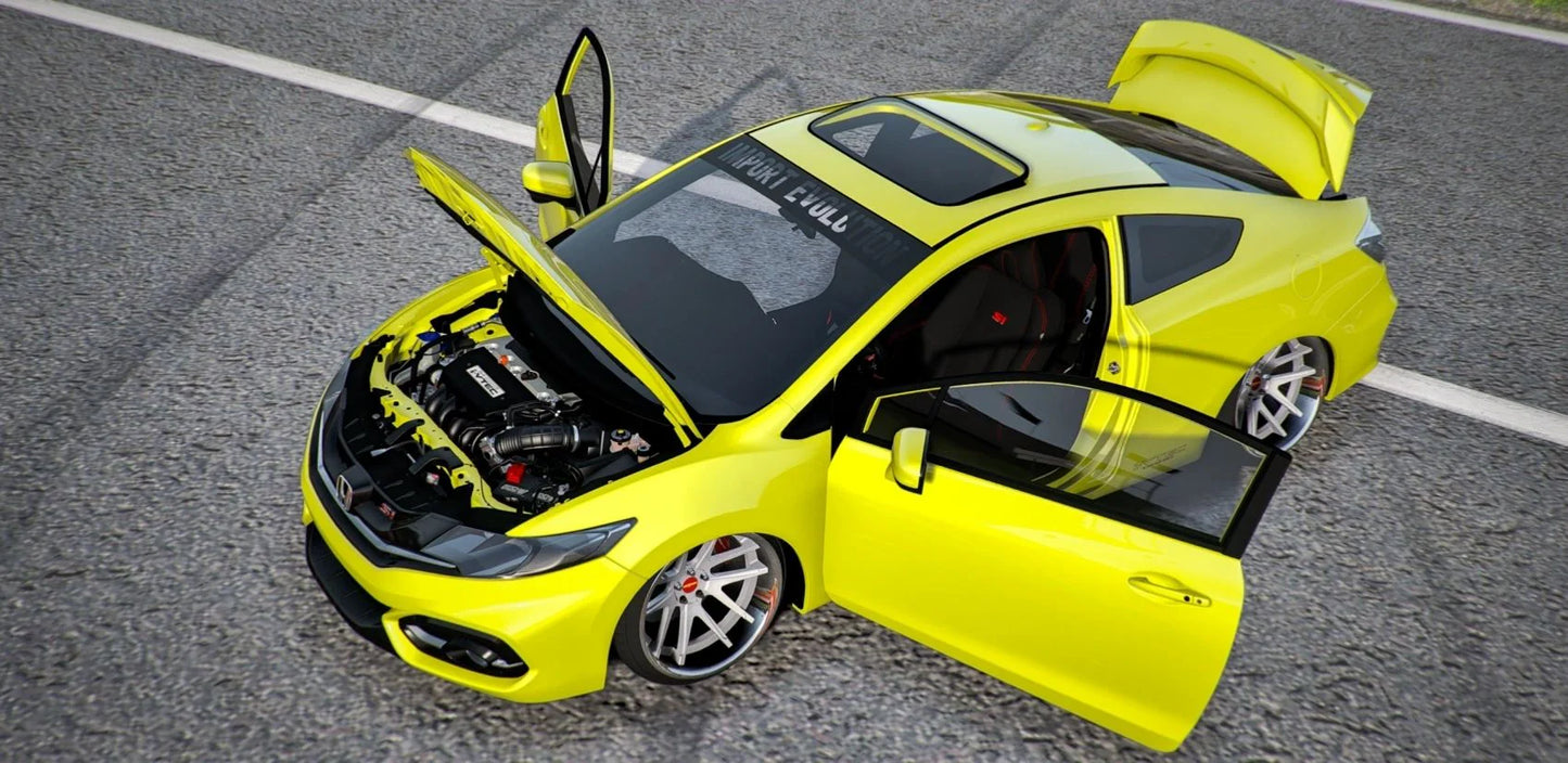 Honda Civic SI I-VTec DOHC Stanced 2 Door | Hachi Customs