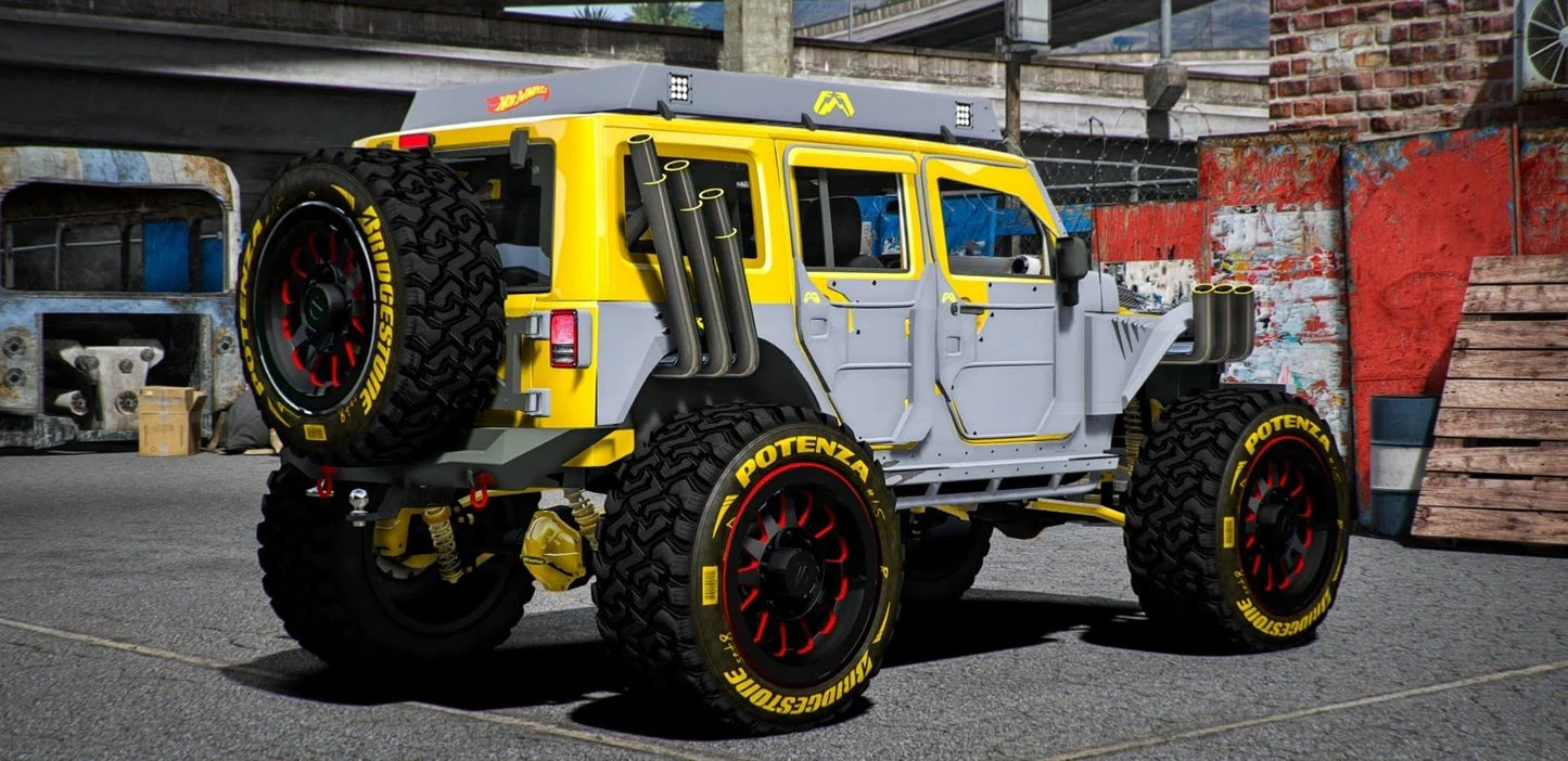 Hot Wheels Jeep Rubicon | Port Baek