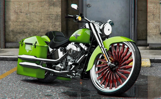 Harley Big wheel on 30s Donk | Rose Gold