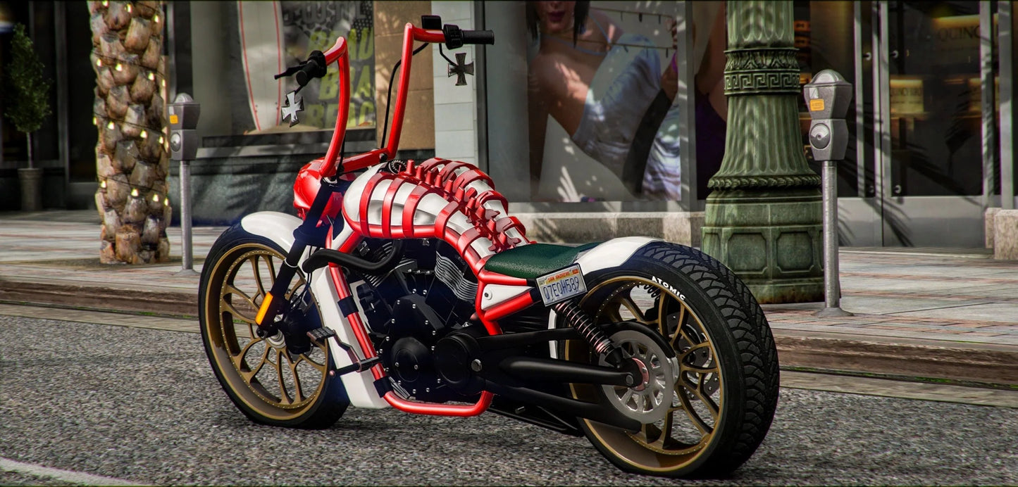 Harley Davidson Custom SkullRod Vrod | FD Customs