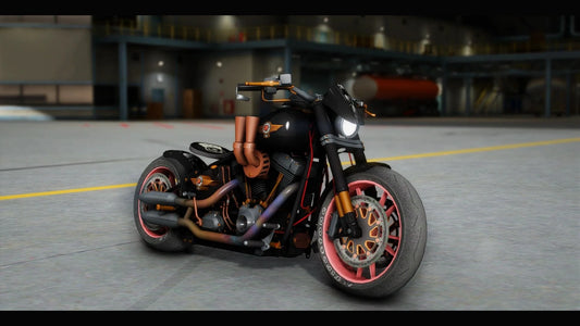 Harley Davidson FatBoy Lo Racing Bobber Lost MC Custom | ChOcOsKiZo