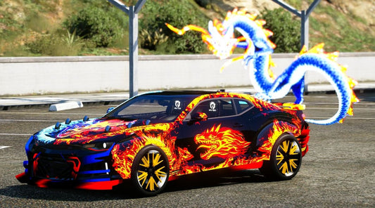 (Debadged) Camaro Glowing Livery and 3D Animation | CaRot Designs