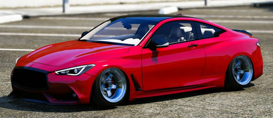 (Debadged) Infiniti Q60 Stanced | Koolin