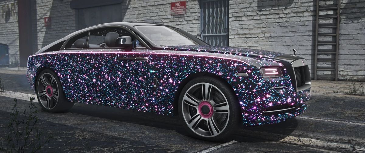 Rolls-Royce Wraith Diamond Flying [Dinamic Lights] | BNX Garage