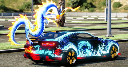 (Debadged) Camaro Glowing Livery and 3D Animation | CaRot Designs
