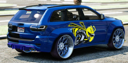 (Debadged) Custom 1320 Scatpack 2 Tone Jeep Grand Cherokee Trackhawk On Forgiatos | Donk Boyz