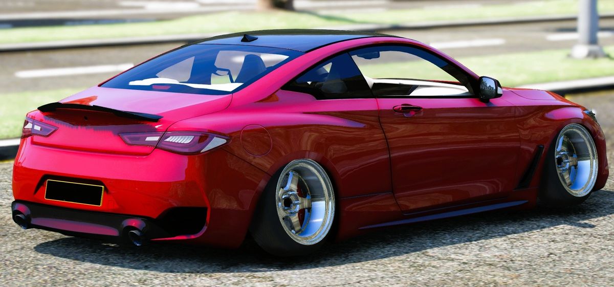 (Debadged) Infiniti Q60 Stanced | Koolin
