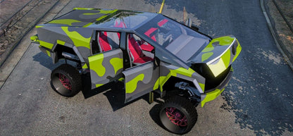 Tesla Cyber Track SEMA STYLE ON AIRRIDE | GG