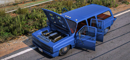(Debadged) Bagged Chevrolet Suburban Dually on JTX Forged wheels | Castillo Mods