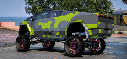 Tesla Cyber Track SEMA STYLE ON AIRRIDE | GG