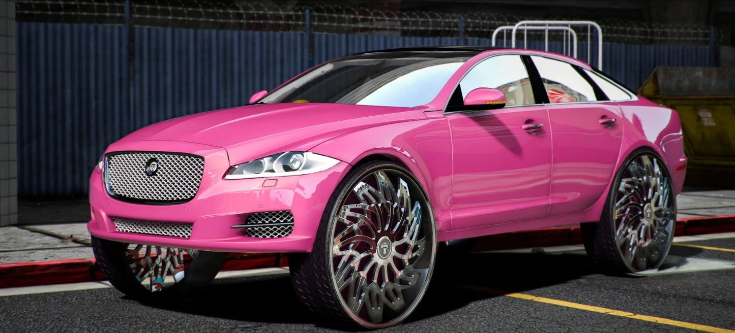 Jaguar XJ on 32s 2015 | PNUT Customs