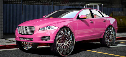 Jaguar XJ on 32s 2015 | PNUT Customs