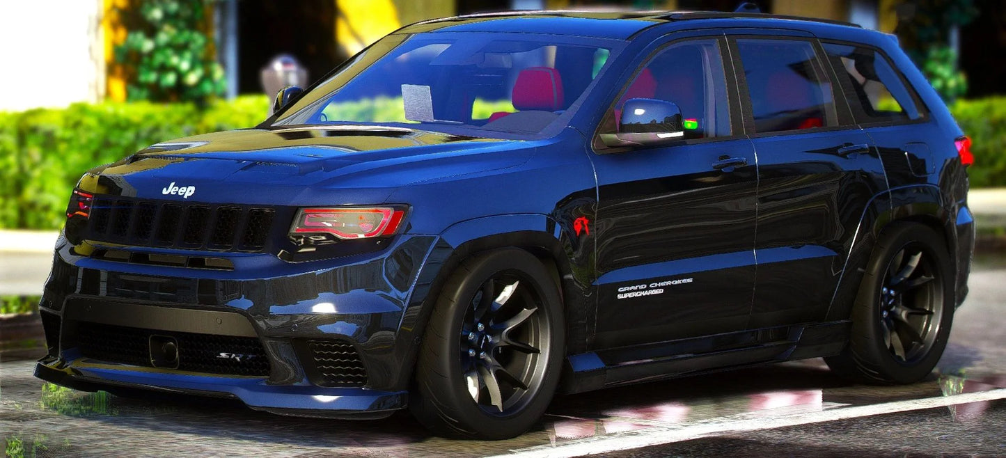 Jeep Black TrackHawk (Animated Windows) | Tee East Customs