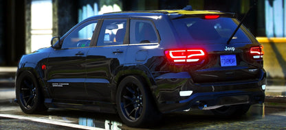 Jeep Black TrackHawk (Animated Windows) | Tee East Customs