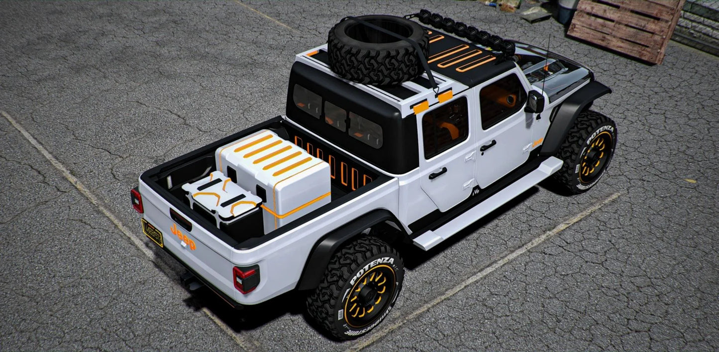 Jeep Gladiator Fast & Furious [50+ Tuning Parts] | Port Baek