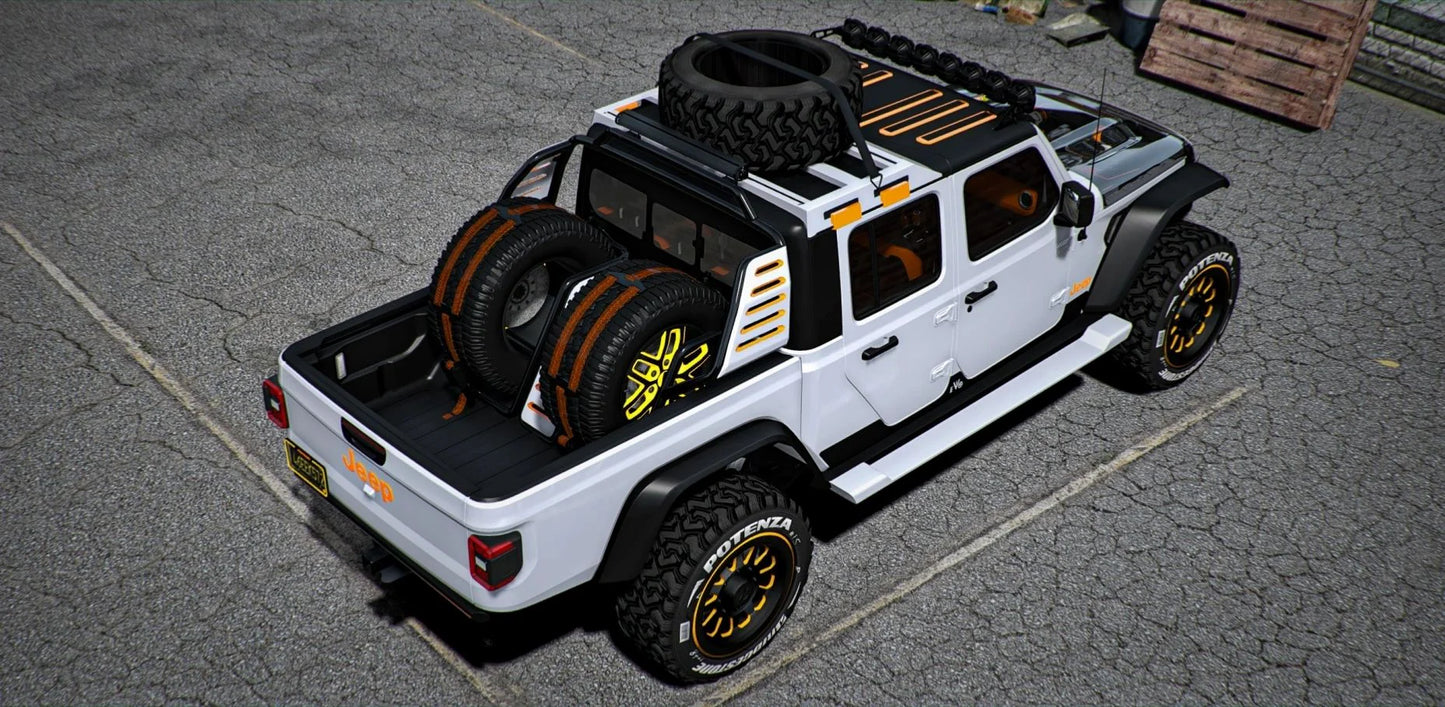 Jeep Gladiator Fast & Furious [50+ Tuning Parts] | Port Baek