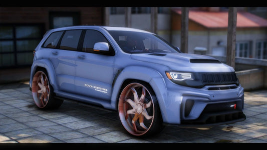 Jeep Grand Cherokee Demon Hawk Widebody On Glo Forged Rims | GF Garage