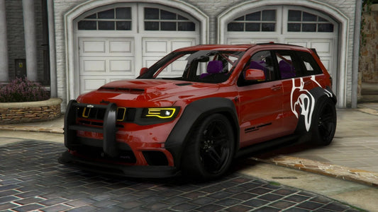 Jeep Grand Cherokee Trackhawk Turbo Charged Custom Livery | Xclusive Customs