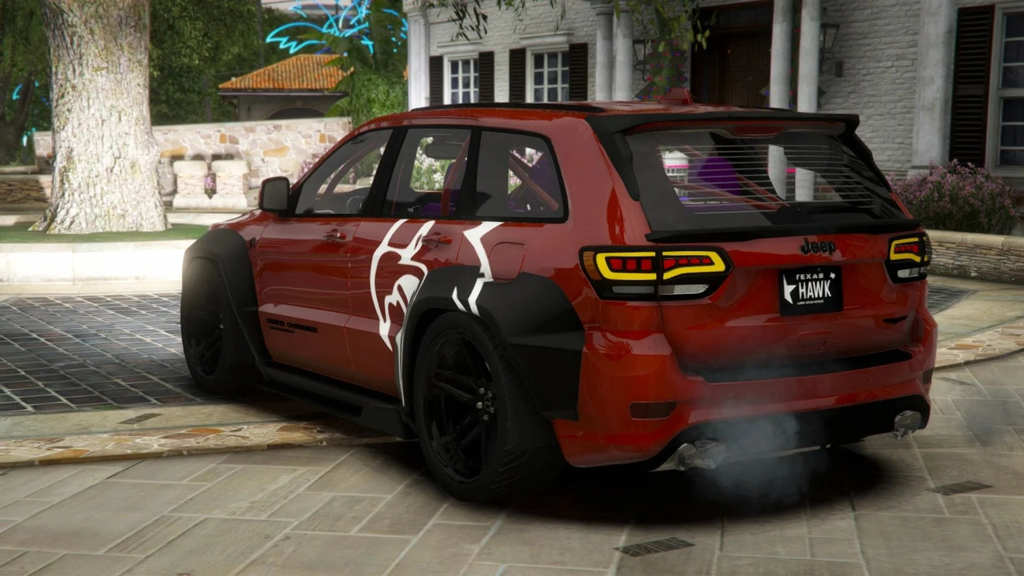Jeep Grand Cherokee Trackhawk Turbo Charged Custom Livery | Xclusive Customs