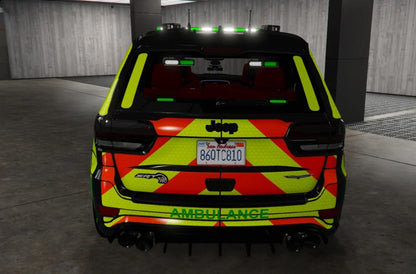 Jeep Trackhawk Marked Ambulance (ELS) | Ghost Customs