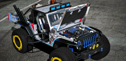 Jeep Trailcat PlayStation 5 God of War (Glowing Lights + Animated Axes/Swords) | Port Baek