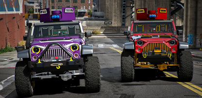 Jeep Nami Armor [60+ Tuning Parts] [Dinamic Lights] | Port Baek