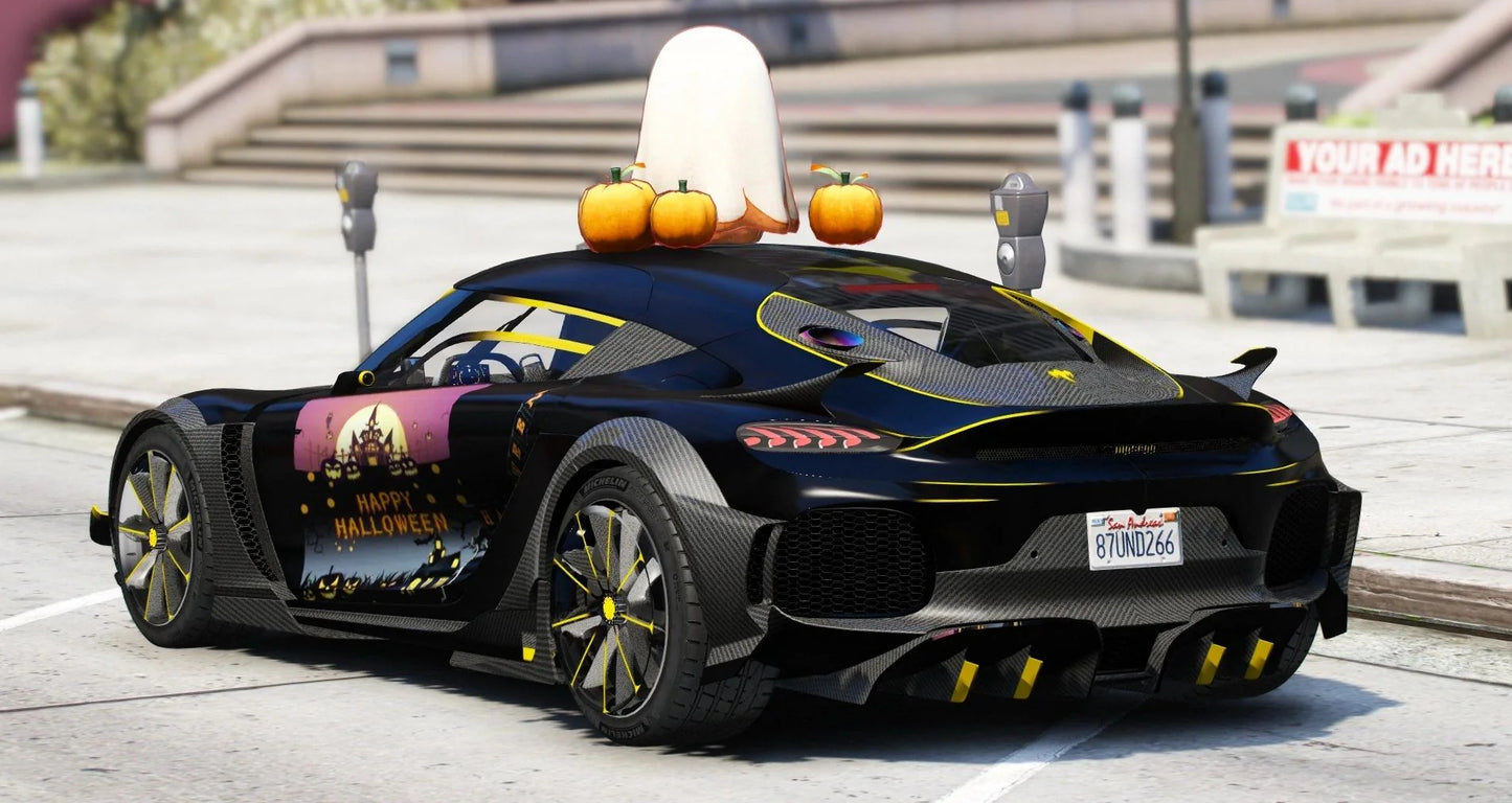 Koenigsegg Gemera Halloween [Dinamic RGB Lights] | Holmo Designs