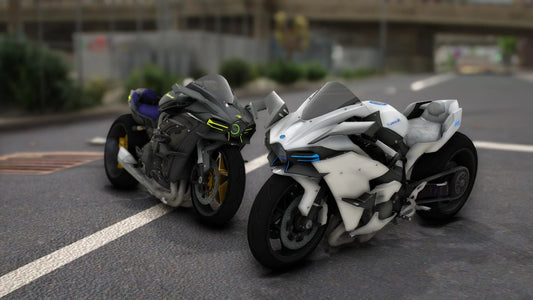Kawasaki Ninja H2 Stretched and Slammed | Unknown
