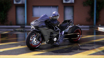Kawasaki Ninja H2R Carbon Twin Turbo Drag Customs | Lito Customs