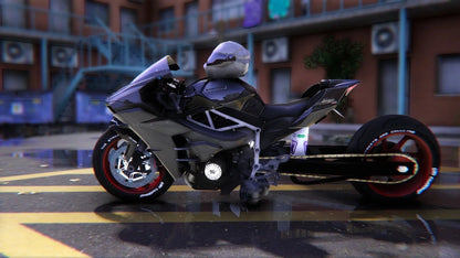 Kawasaki Ninja H2R Carbon Twin Turbo Drag Customs | Lito Customs