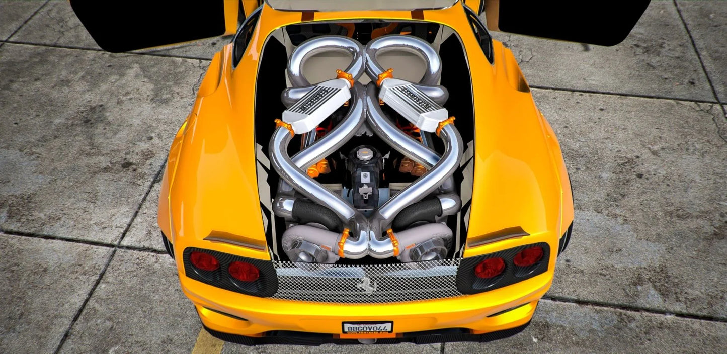 Liberty Walk Ferrari 360 Show Edition (Dinamic Lights) | Port Baek