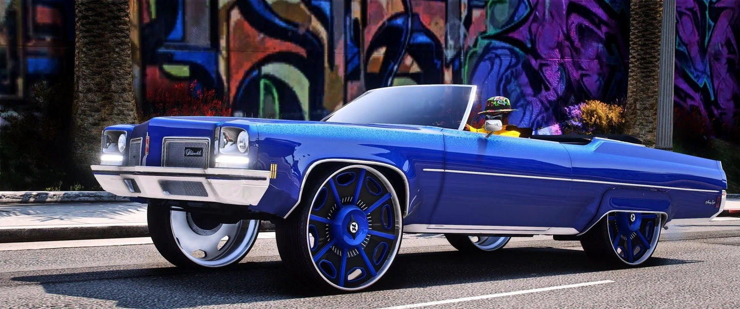 Oldsmobile Delta98 Vert Donk 1972 [Animation Roof] | DT