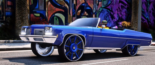 Oldsmobile Delta98 Vert Donk 1972 [Animation Roof] | DT